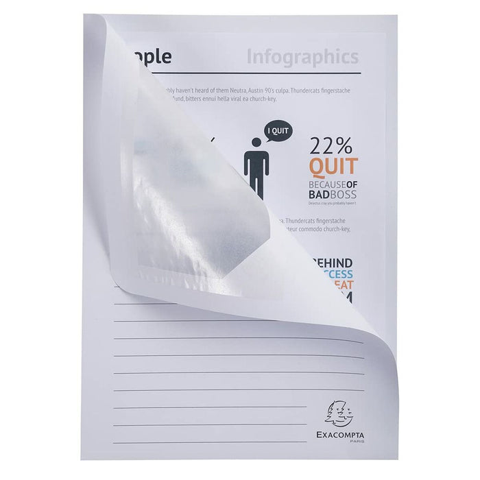 Sertar de îndosariere Exacompta Alb A4 100 Piese