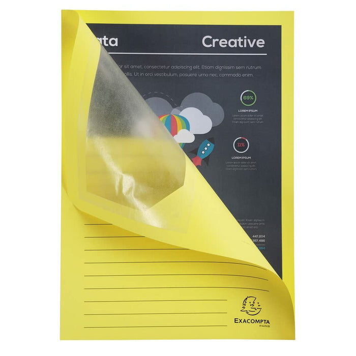 Sertar de îndosariere Exacompta Forever Fereastră transparentă A4 100 Piese