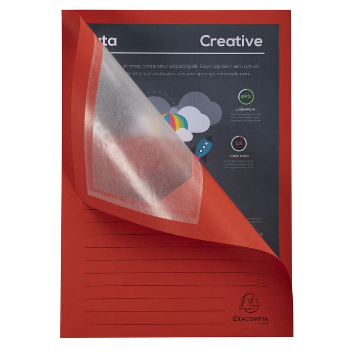 Sertar de îndosariere Exacompta Forever Fereastră transparentă A4 100 Piese