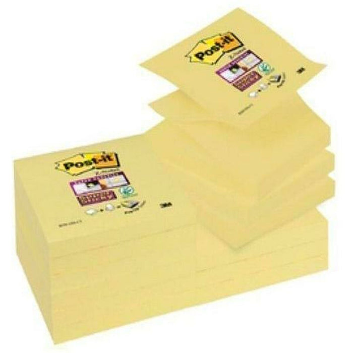 Notițe cu Adeziv Post-it CANARY YELLOW Galben 7,6 x 7,6 cm 12 Piese 76 x 76 mm