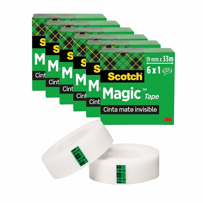 Bandă Adezivă Scotch 70005241859 Portocaliu 33 mm 19 m Hârtie 6 Unități