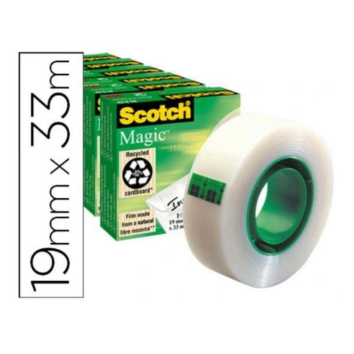 Bandă Adezivă Scotch 70005241859 Portocaliu 33 mm 19 m Hârtie 6 Unități