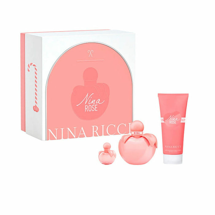 Set de Parfum Femei Nina Ricci Nina Rose (3 pcs)