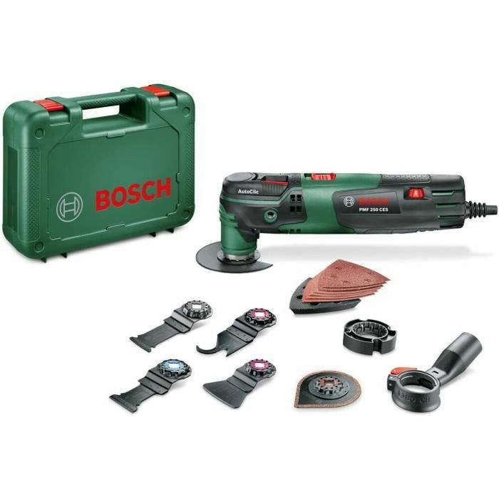 Unealtă multifuncţională Turbo BOSCH PMF 250 CES Set 250 W 230 V