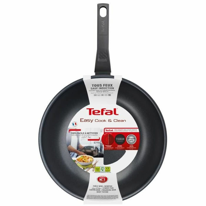 Tigaie Wok Tefal B5541902 Negru Aluminiu Ø 28 cm