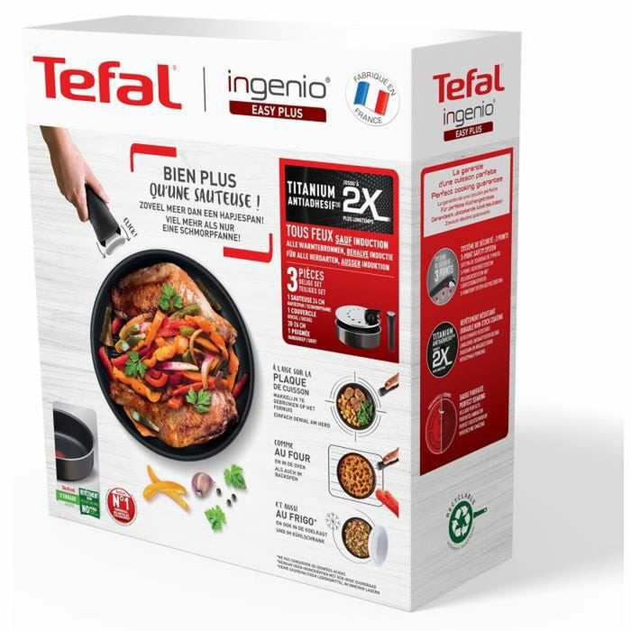 Tigaie Tefal Ingenio Aluminiu 3 Piese