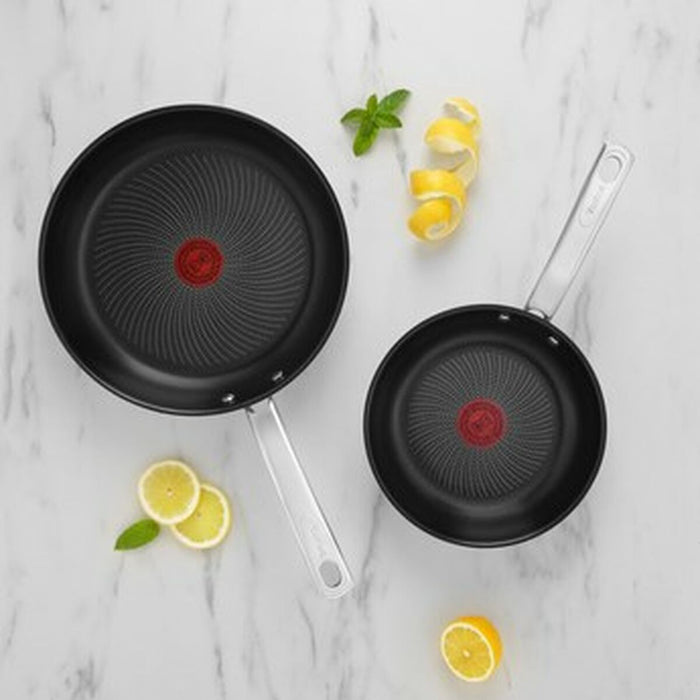 Set de tigăi Tefal B817S255 Oțel Oțel inoxidabil 2 Piese 2 Unități Ø 20 cm Ø 26 cm