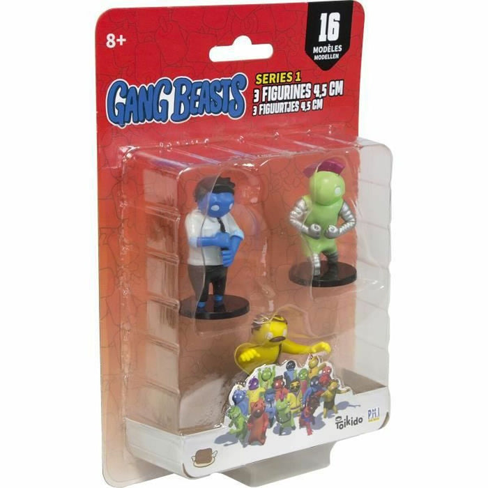 Figurine de Acțiune Lansay Gang Beasts Lot #3 3 Piese 4,5 cm