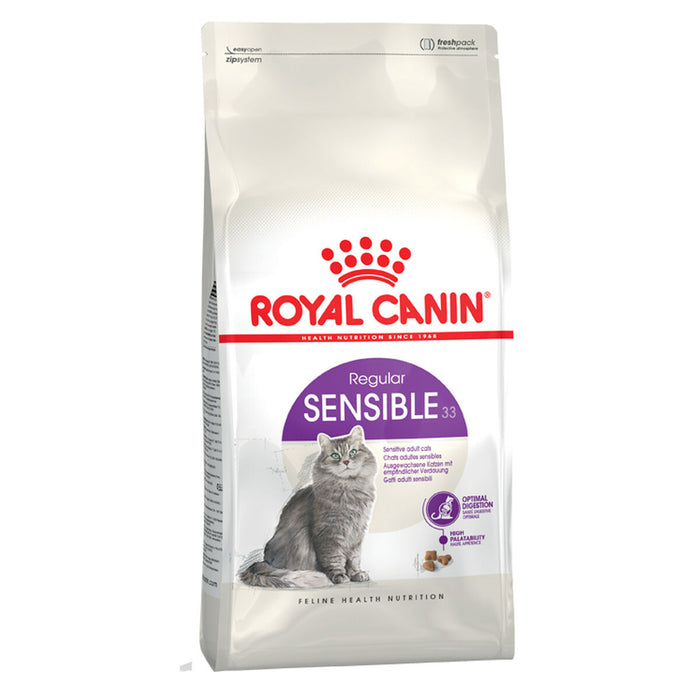 Mâncare pentru pisici Royal Canin Sensible 33 Adult Orez Păsări 4 Kg