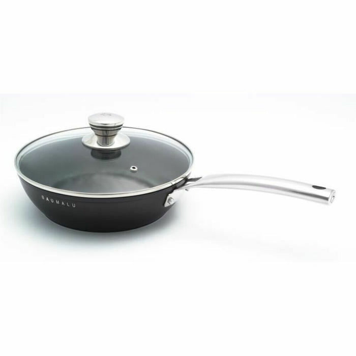 Tigaie Baumalu 344524 Negru Oțel inoxidabil Cupru Aluminiu forjat Ø 24 cm