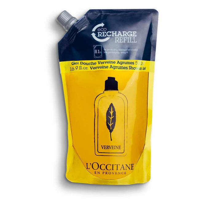Gel de duș L'Occitane En Provence Reumplere Citric Verbena 500 ml