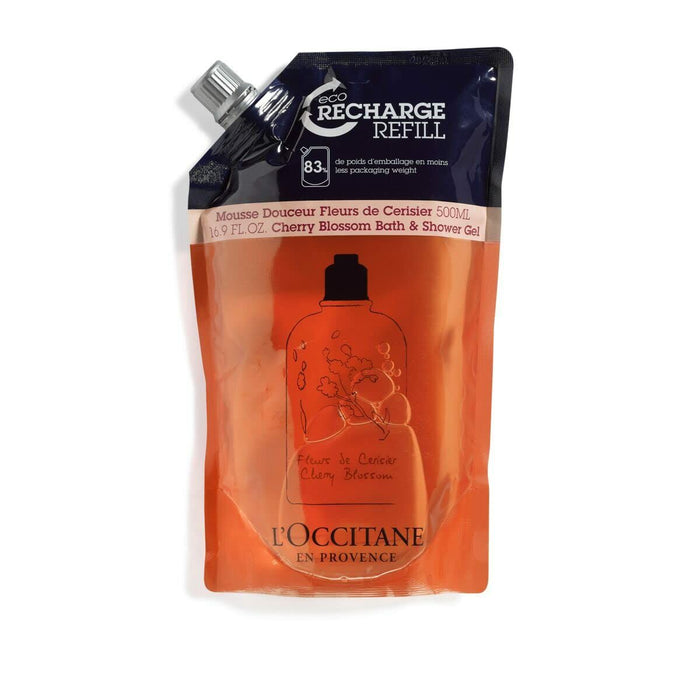 Gel de duș L'Occitane En Provence Reumplere Floare de cireș 500 ml