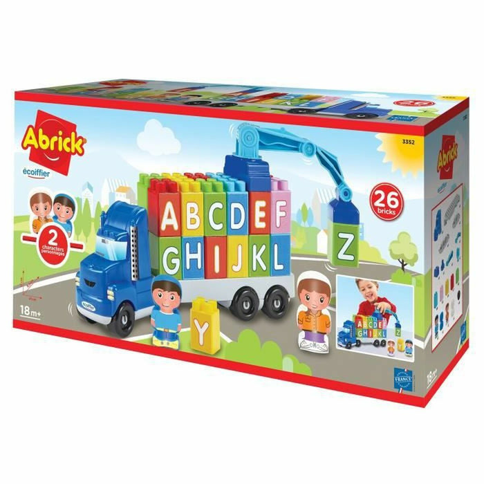 Playset Ecoiffier Abrick Camion cu Macara