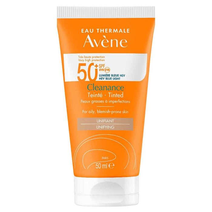 Protector Solar Colorat Avene Cleanance SPF 50+ 50 ml