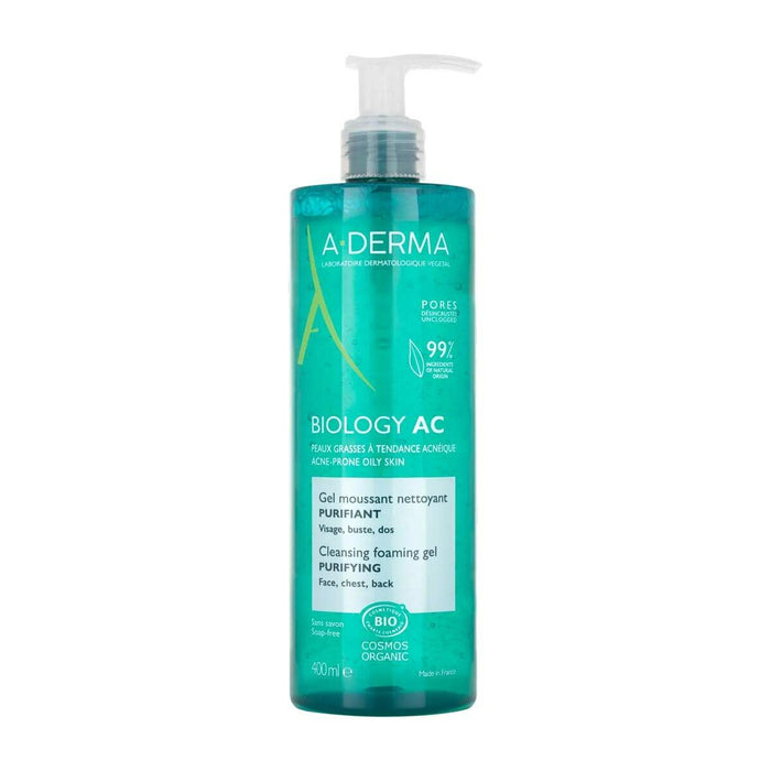 Gel de Curățare pentru Față A-Derma Biology Ac 400 ml