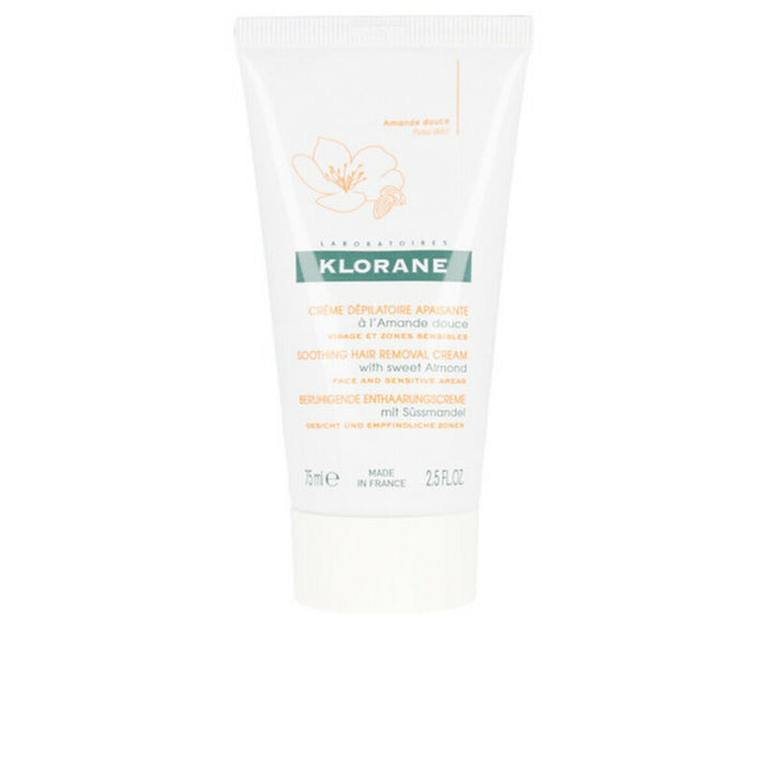 Cremă Epilatoare pentru Corp Klorane 75 ml Migdală Dulce