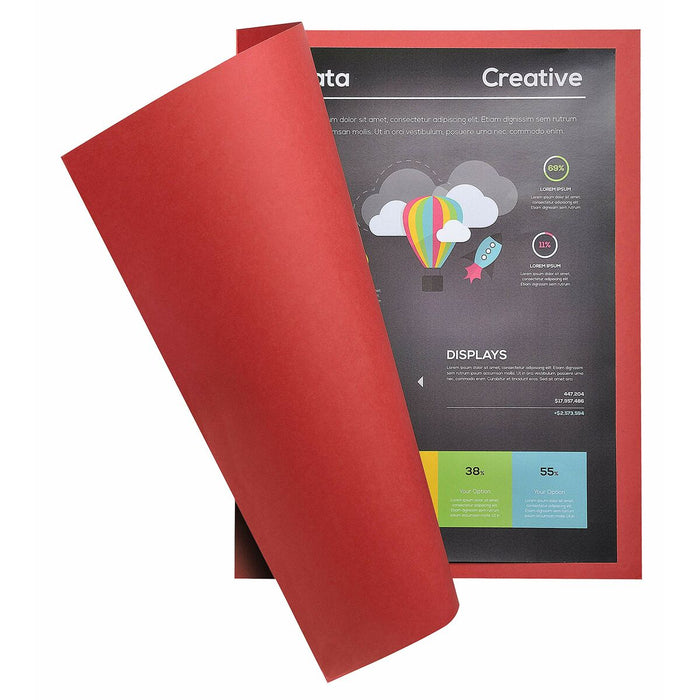 Sertar de îndosariere Exacompta Rock's Roșu A4 100 Piese