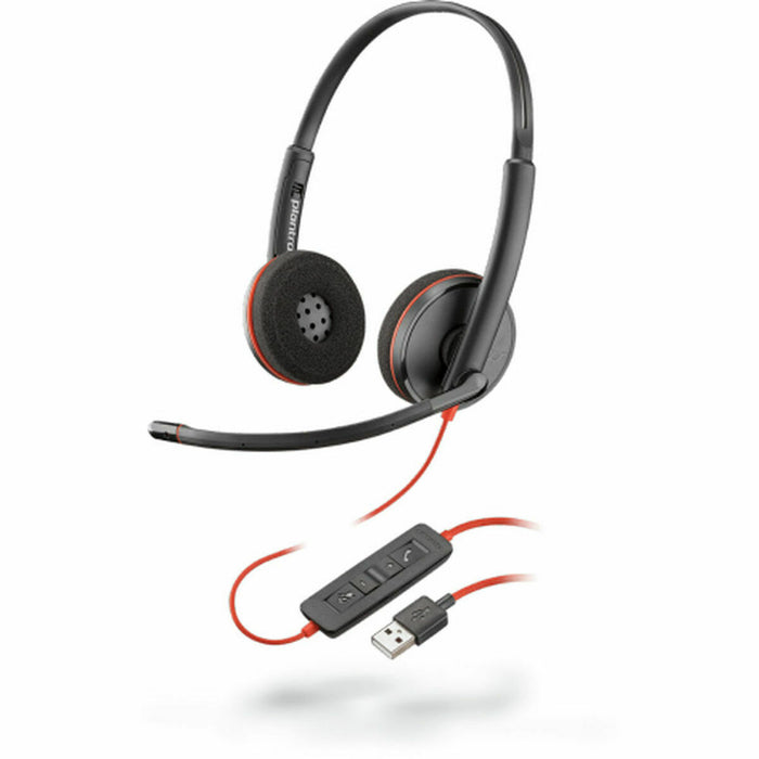 Căști cu Microfon Poly Blackwire C3220 Negru