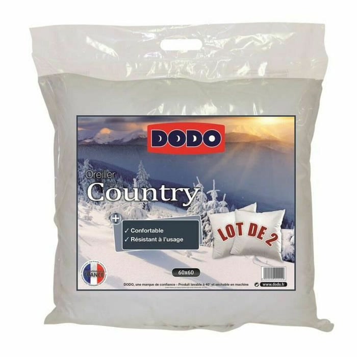 Perna DODO Country Alb 60 x 60 cm (2 Unități)