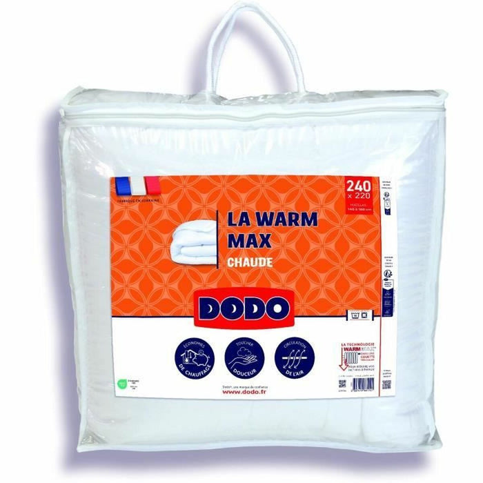 Material de umplutură nordic DODO La Warm Max 220 x 240 cm Alb