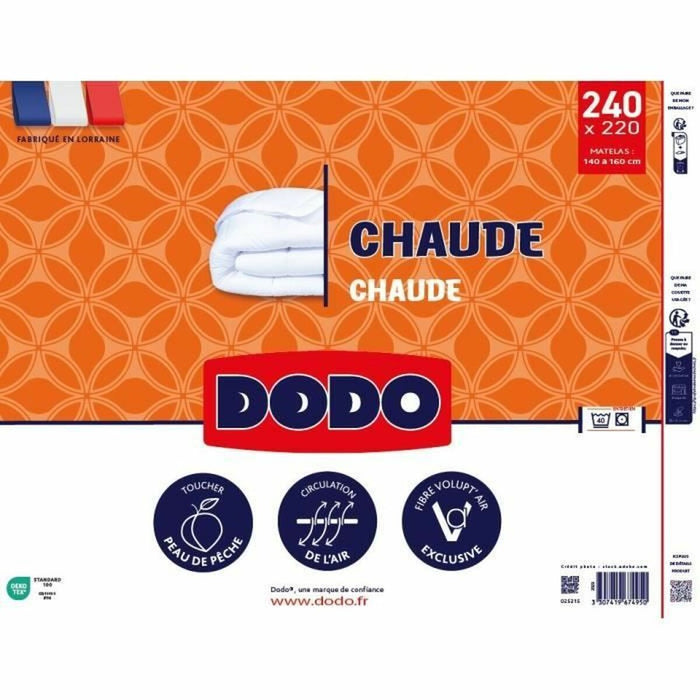 Material de umplutură nordic DODO Alb 220 x 240 cm