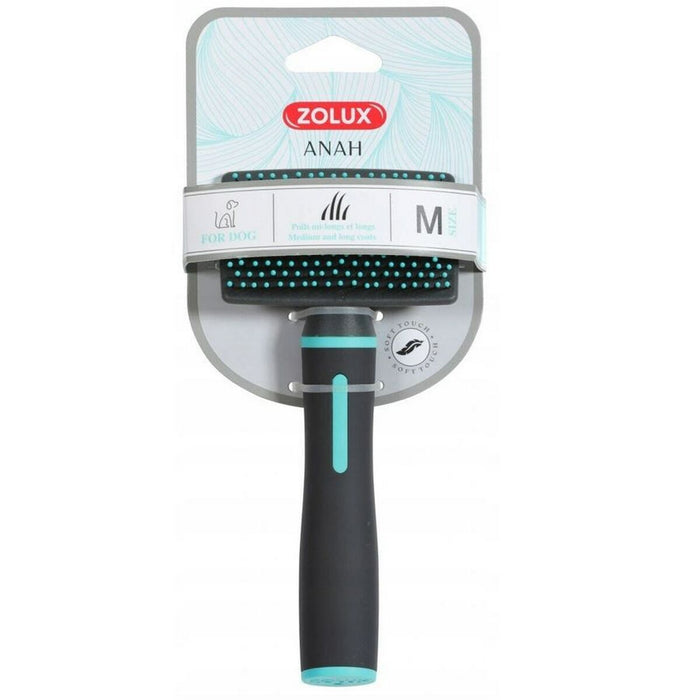 Perie Pentru Câini Zolux Anah Среда Moale Multicolor Turquoise