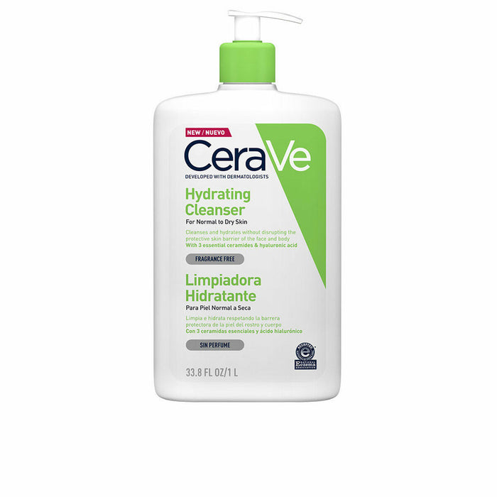 Gel de Curățare pentru Față CeraVe Hydrating Cleanser 1 L