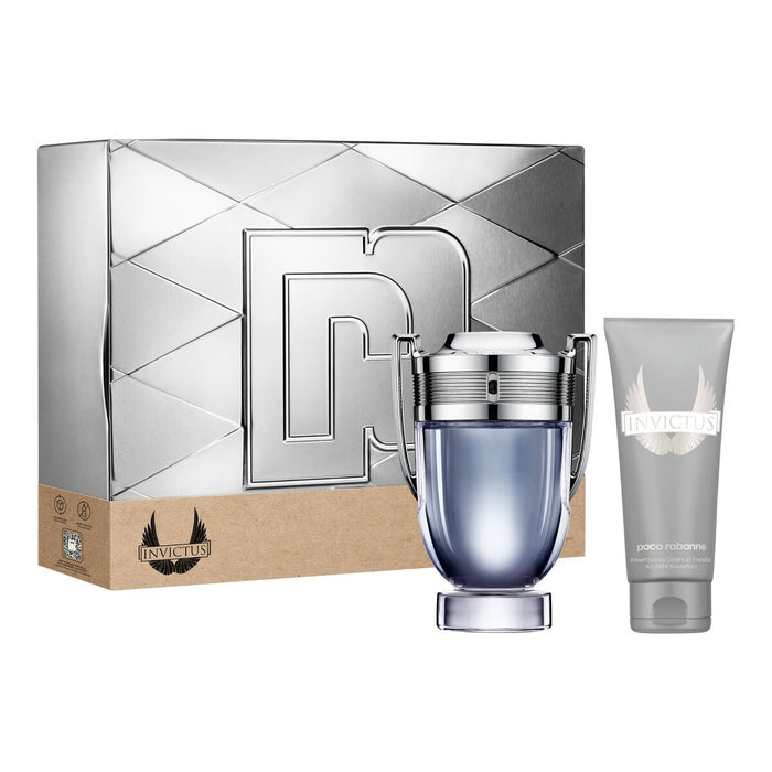 Set de Parfum Bărbați Paco Rabanne EDT Invictus 2 Piese