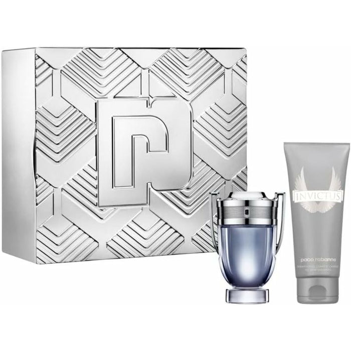 Set de Parfum Bărbați Paco Rabanne INVICTUS 2 Piese