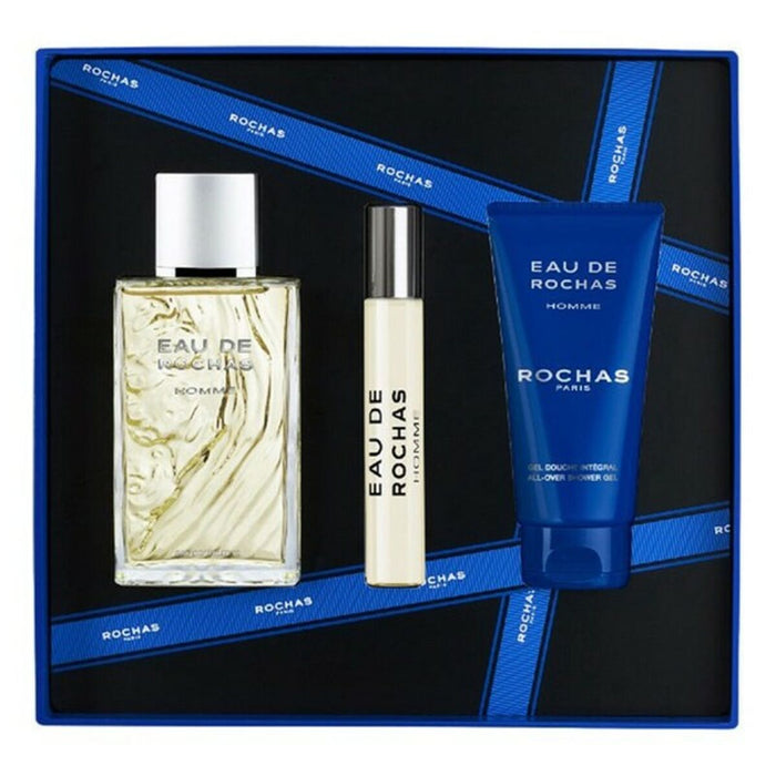 Set de Parfum Bărbați Eau de Rochas Homme Rochas EDT (3 pcs)