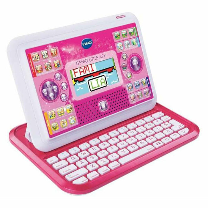 Laptop jucărie Vtech Little App ES 18 x 26 x 4 cm Roz