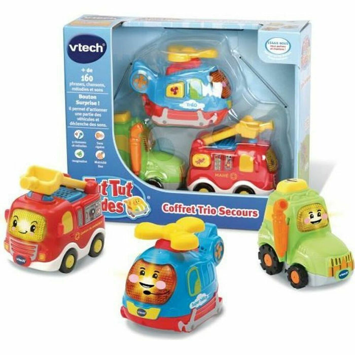 Set de 3 Mașini Vtech Tut Tut Bolides Multicolor