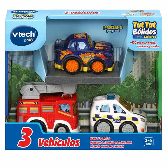 Set de Jucării cu Vehicule Vtech 8 x 9 x 5,5 cm 3 Piese