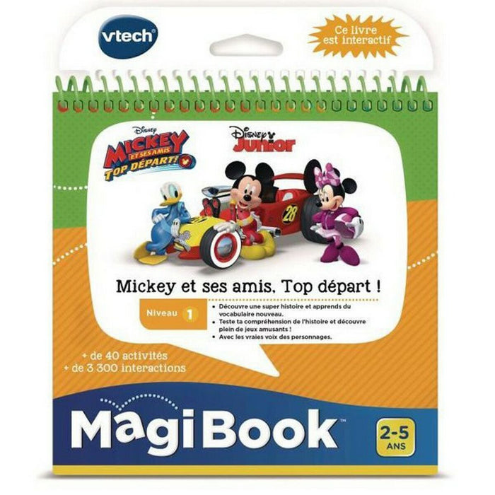 Cartea interactivă pentru copii Vtech MagiBook Franceză Mickey Mouse