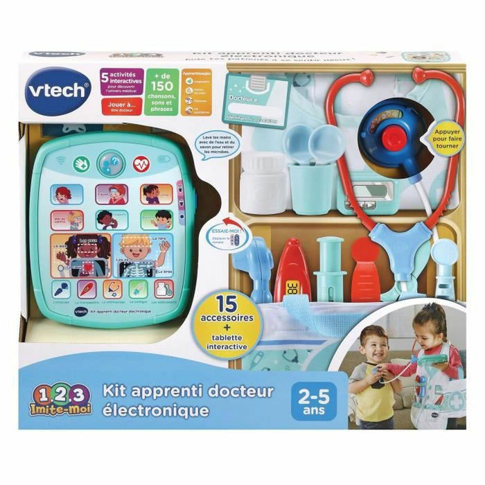 Trusă medicală de jucărie cu accesorii Vtech Electronic Doctor Apprentice Kit
