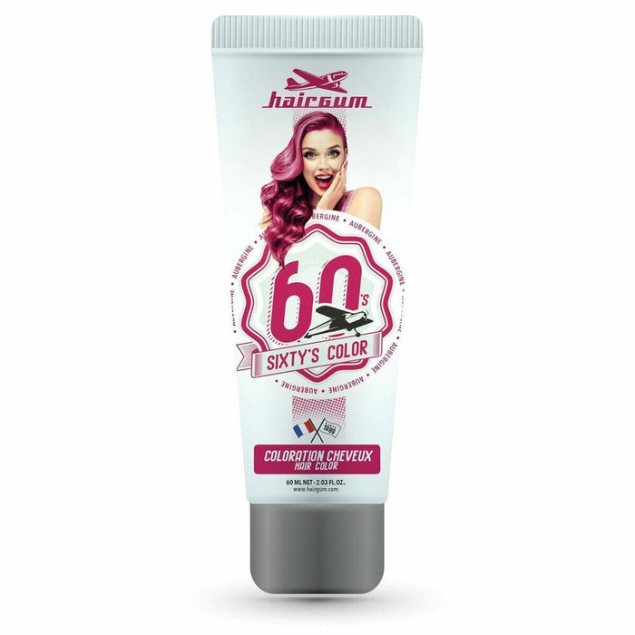 Pusiau laikinas dažas Hairgum Sixty's Color Vânătă (60 ml)