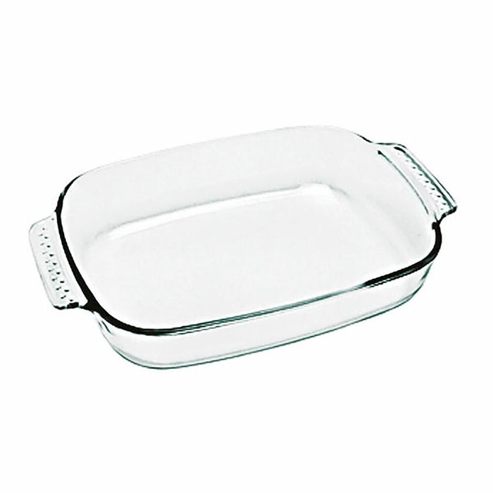 Vas pentru Cuptor Pyrex Dreptunghiular Transparent Sticlă (30 x 20 cm)