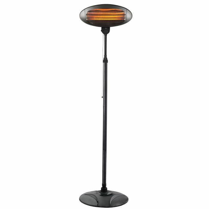 Încălzitor electric cu halogen Favex Fano 210 cm Negru 2000 W