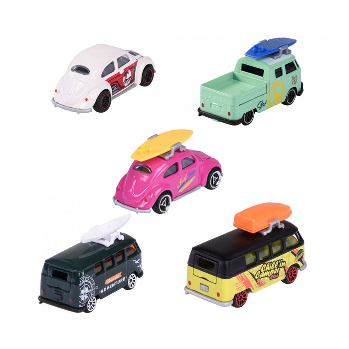 Set de Jucării cu Vehicule Majorette Volkswagen Originals (5 Piese)
