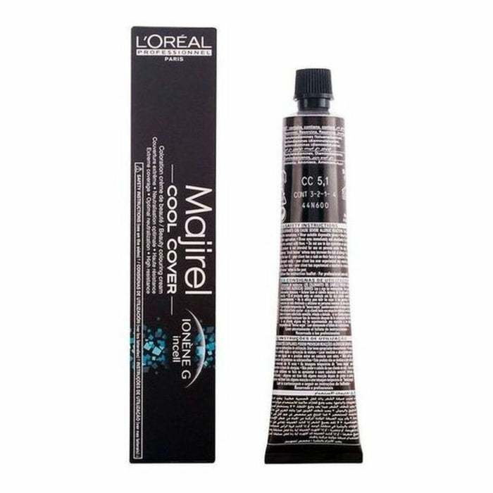 Vopsea Permanentă Majirel Cool-Cover L'Oreal Professionnel Paris 0000017692 Châtain Clair Cendré 50 ml