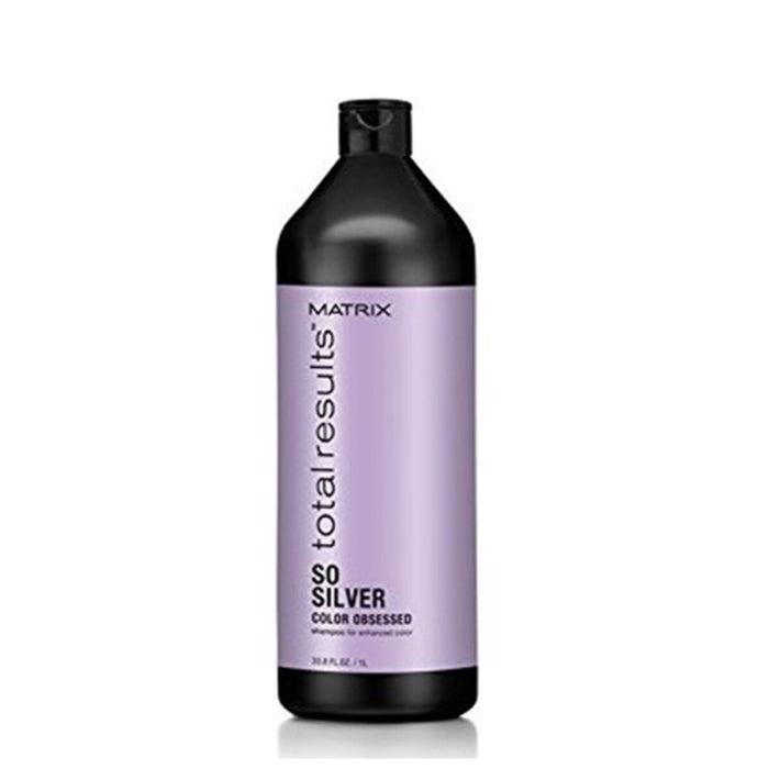 Șampon Neutralizator de Culoare Total Results So Silver Matrix Total Results Color Care So Silver (1000 ml) 1 L