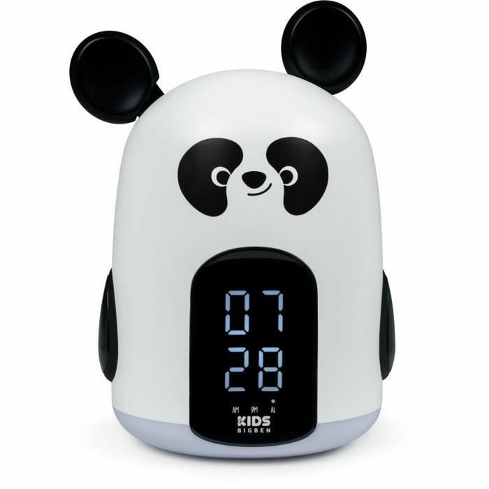 Ceas Deșteptător Bigben Alb/Negru Urs Panda