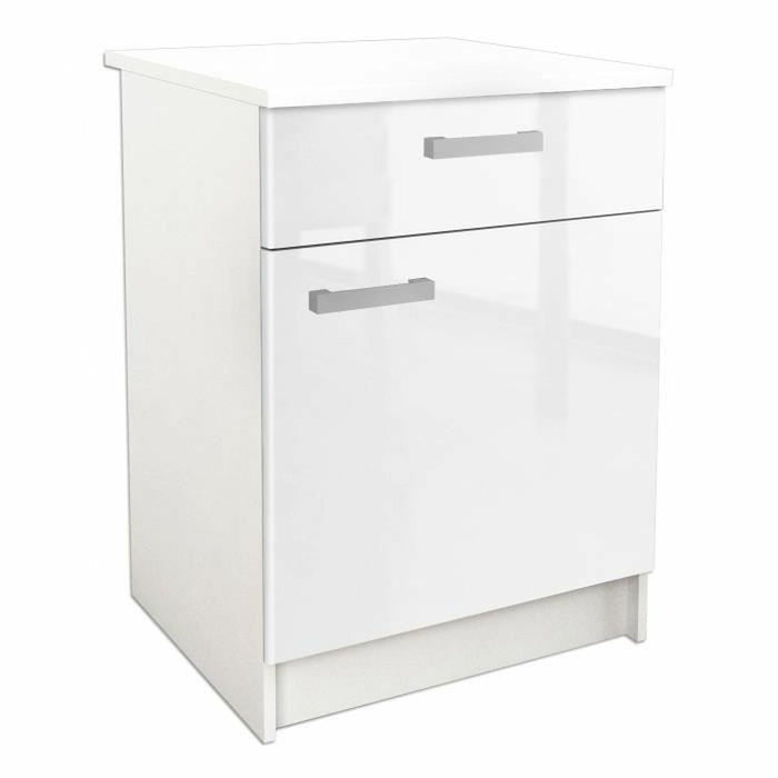 Mobilă Laterală Alb 60 x 60 x 85 cm