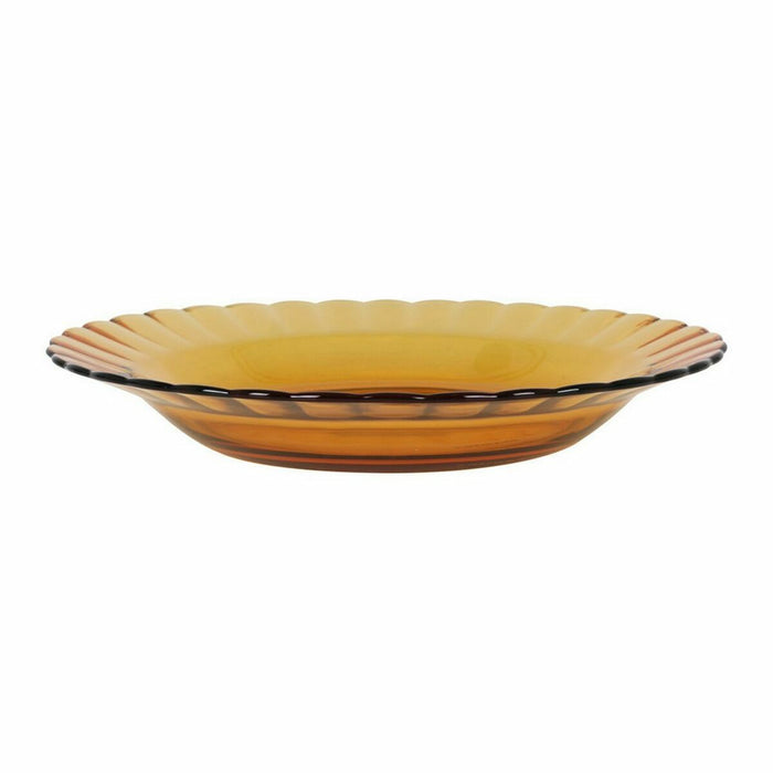 Farfurie Adâncă Duralex Picardie Geam Chihlimbar Ø 23 x 23 x 3,5 cm