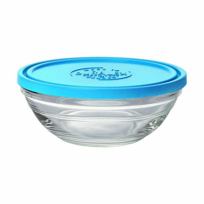 Cutie pentru prânz ermetică Duralex Bol Red Freshbox Albastru (500 ml)