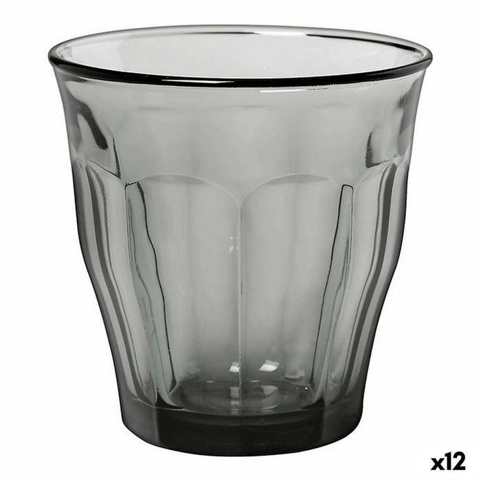 Set de pahare Duralex Picardie Gri 6 Piese 250 ml (12 Unități)