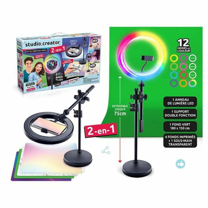 Set pentru desen Canal Toys 2 in1 Video Studio (FR)
