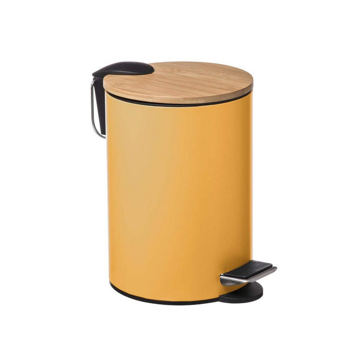 Pubelă 5five Colors Galben Multicolor Bambus 3 L Muştar
