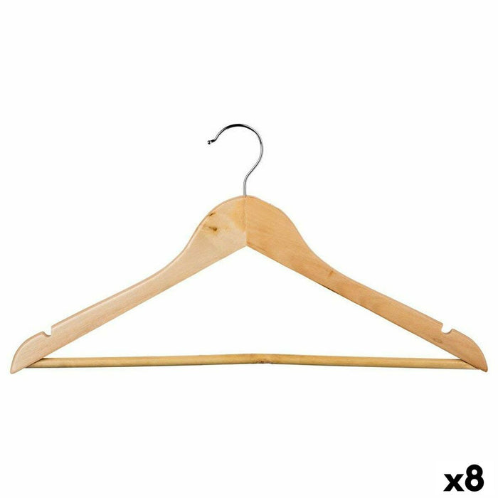 Umerașe 5five 45 x 23 cm Natural Lemn Maro 8 Piese