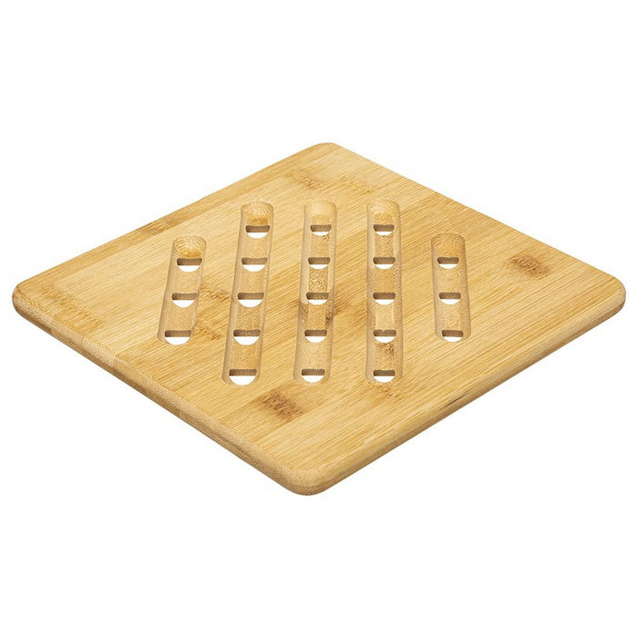 Suport Protecție pentru Masă Pătrat Bambus (Ø 20 cm)